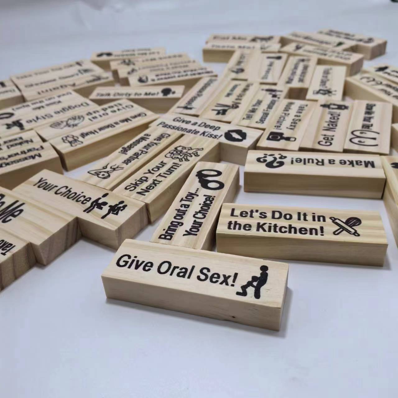 intimate Valentine couple block game  18+