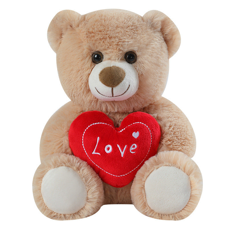 Cute Heart-hugging Teddy Bear Doll Plush Toys